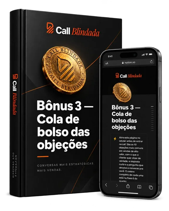 Bônus 3: Cola de bolso das objeções